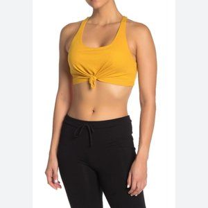 Alo Knot Sports Bra in Tuscan Sun (Size S)